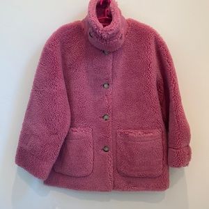 Wool teddy jacket